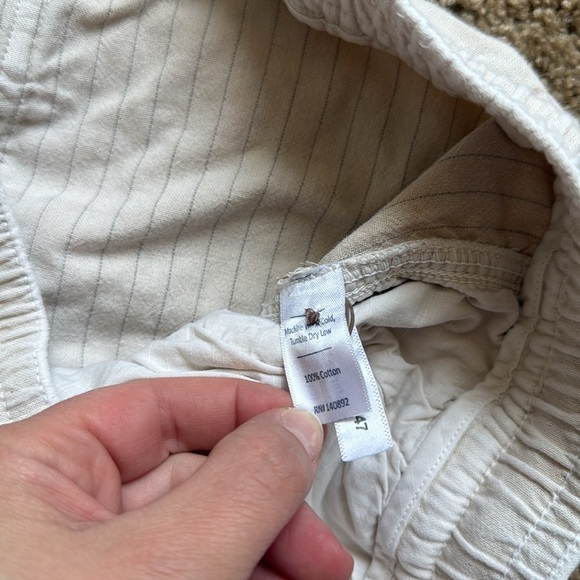 Marine Layer Cotton Gauzy Saturday Beach Pant in Sand - Picture 8 of 12